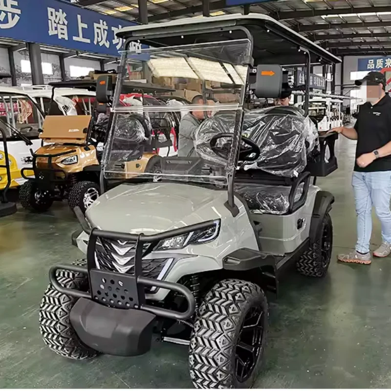 Лидер продаж 48 В 2-4-6 мест боковая сторона 4*4 электрическая тележка для гольфа