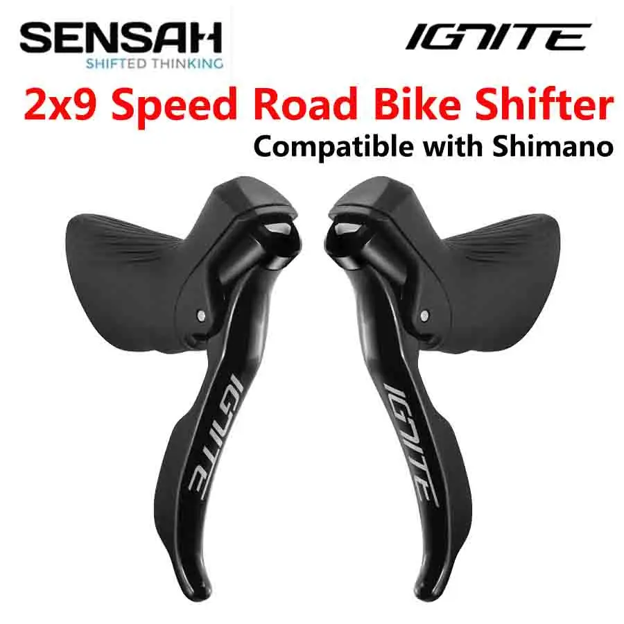 

SENSAH IGNITE STI 2x9 Speed Road Bike Shifter Brake Lever Bicycle R7000 Tiagra Sora Sensah Empire Pro Sensah Groupset 4700 5800