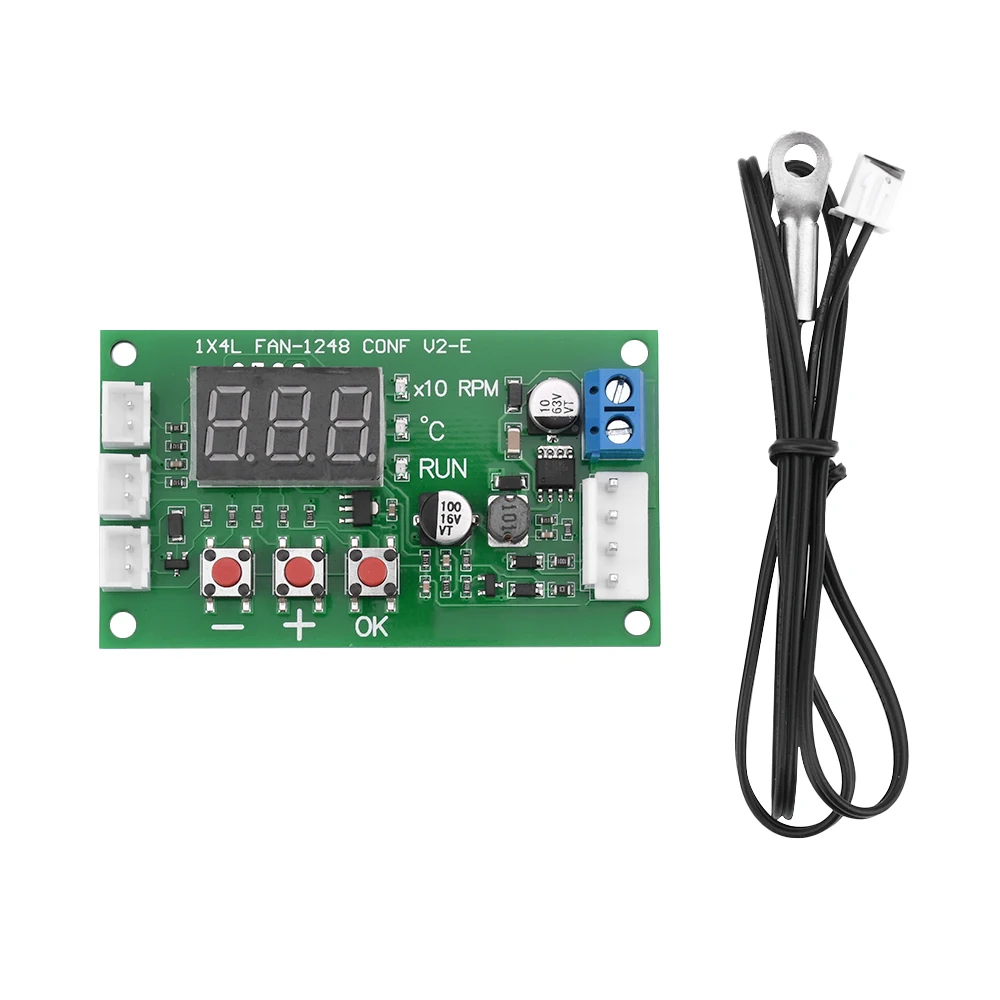 

Voktta Цифровой контроллер скорости вентилятора PWM DC12-48В
