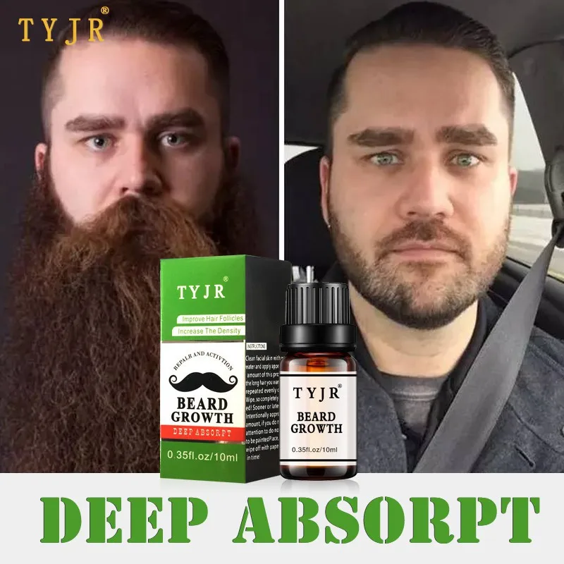 

10ml Men Beard Oil Conditioner Soften Improve Frizz Essential Mustache Care Moisturizing Promote Growth Nourishing Beauty Health