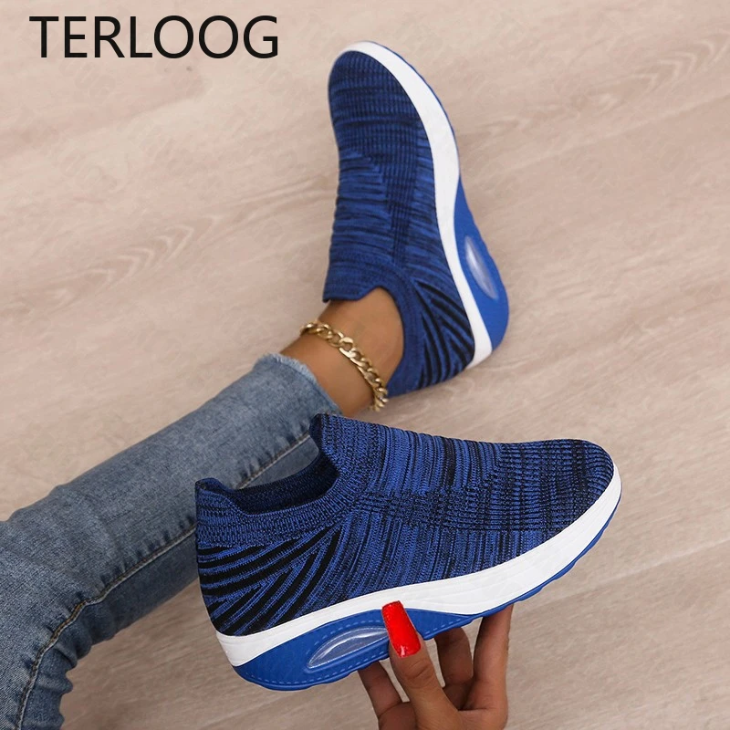 

Mesh Breathable Sports Women Shoes 2022 Spring Summer New Casual Running Plus Size 35-43 Sandals Platform Sneakers Women Shoes
