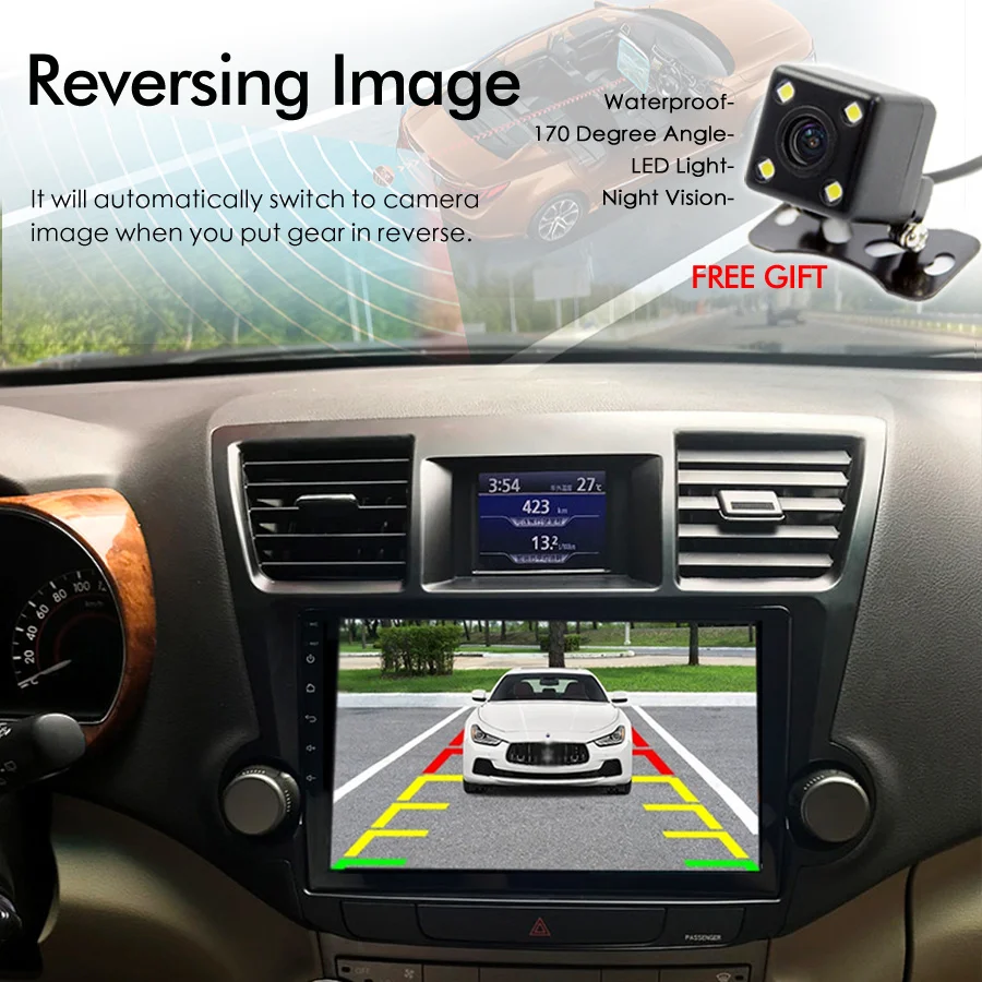 Автомагнитола 2 Din Android 12 с сенсорным экраном мультимедийный видеоплеер для Toyota