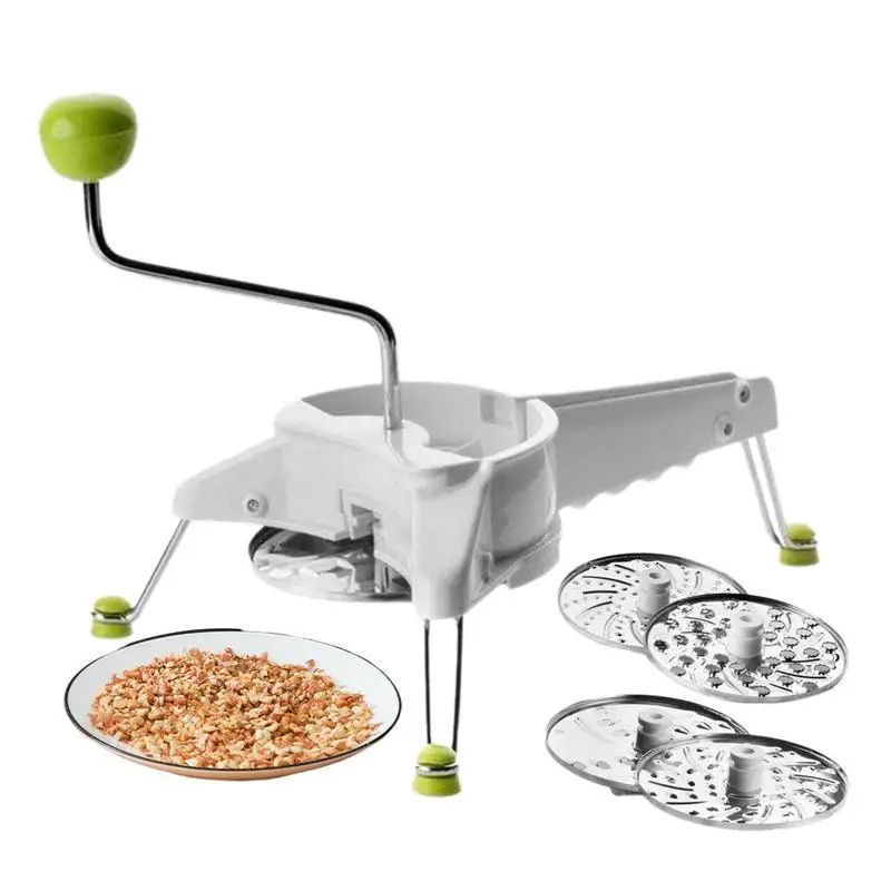 

Potato Chip Slicer Hand Crank Multifunctional Vegetable Cutter 360 Degree Rotation Fruit Slicer Cheese And Food Chopper Kitench