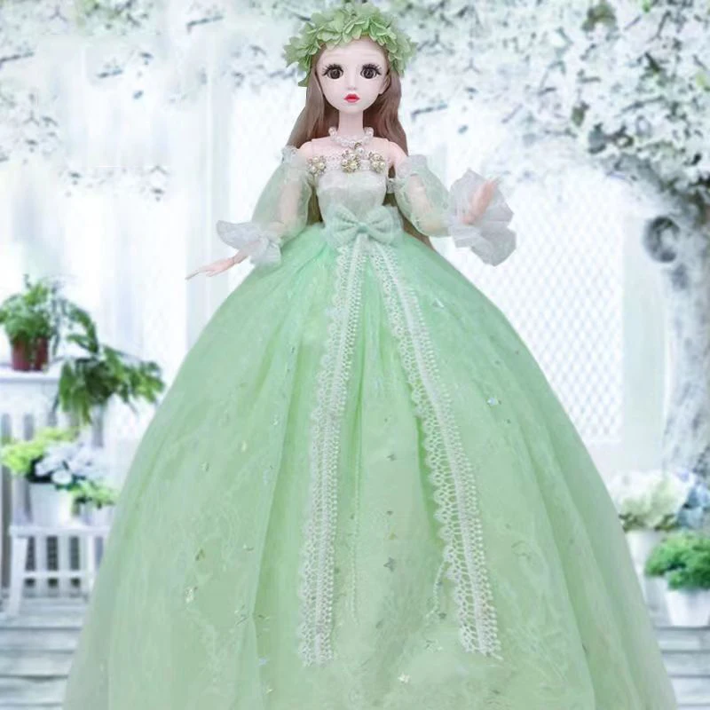 

1/3 60cm Movable Jointed BJD Doll Toy Fashion 3D Eyes Dolls With Clothes Jewelry Shoes Accessories Toys for Girls
