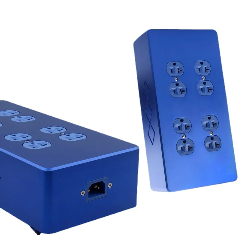 

Hi-End US Plug Power Filter Socket Audiophile Purifier 8 Hole Outlet