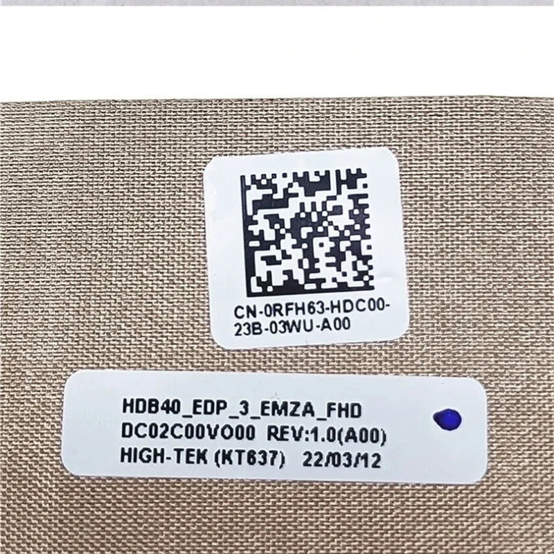 Новый ЖК-кабель FHD для ноутбука DELL Latitude 7430 E7430 HDB40 EDP 3 EMZA 0RFH63 RF H63 DC02C00VO000