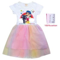 new true and the rainbow kingdom clothes kids bartleby cat figure baby girls princess dress children fancy wedding party outfits