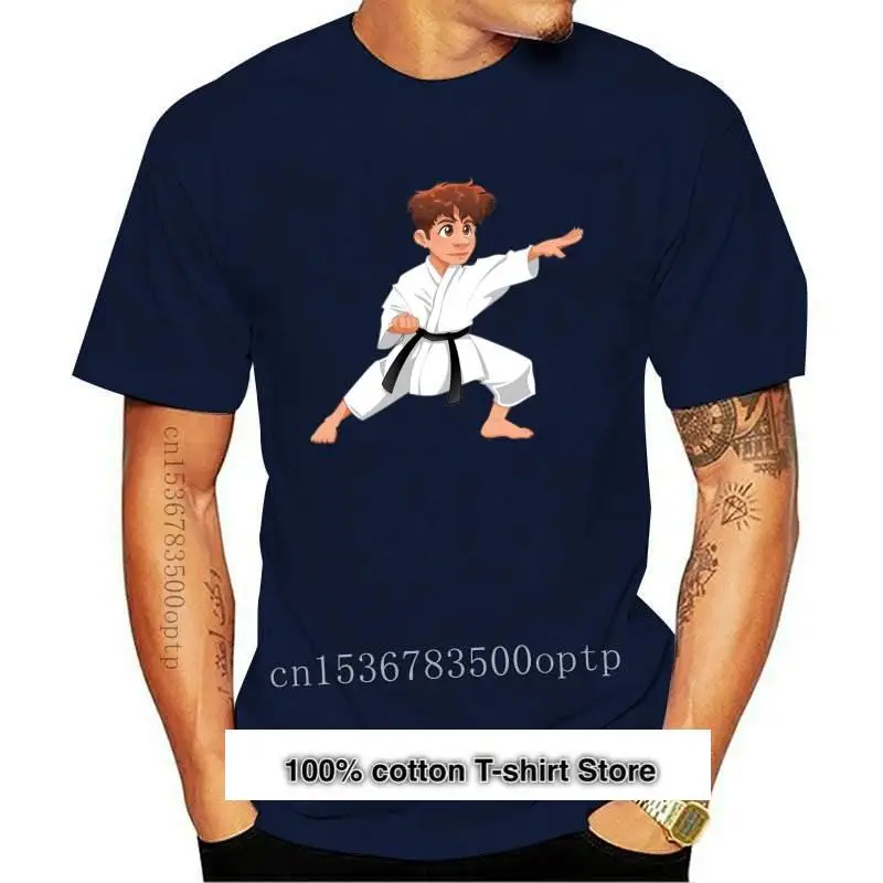 

Новая детская футболка для Каратэ с мультяшным принтом для мальчиков и девочек, боевые искусства, дзюдо, спортивный тхэквондо