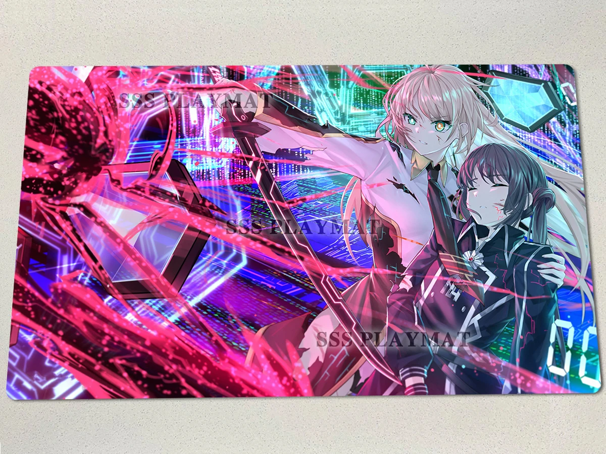 YuGiOh Sky Striker Ace - Raye Playmat Roze TCG Mat CCG Duel Pad Коврик для торговых карточных игр Резиновый