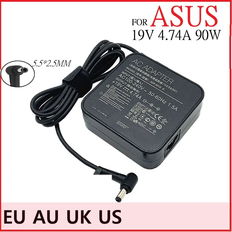 

19V 4.74A 90W PA-1900-92 ADP-90YD B Laptop Power Adapters For ASUS K52J K53E K53S K53SV K53U K55 K550LA K55A K55N K55VD