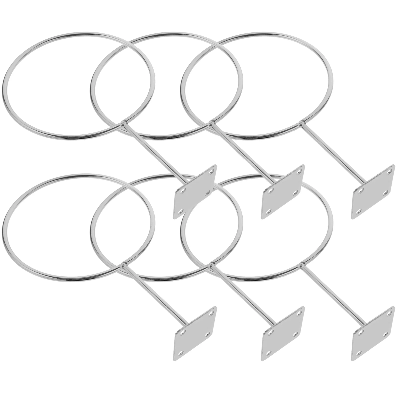 

6 шт., баскетбольные настенные держатели
