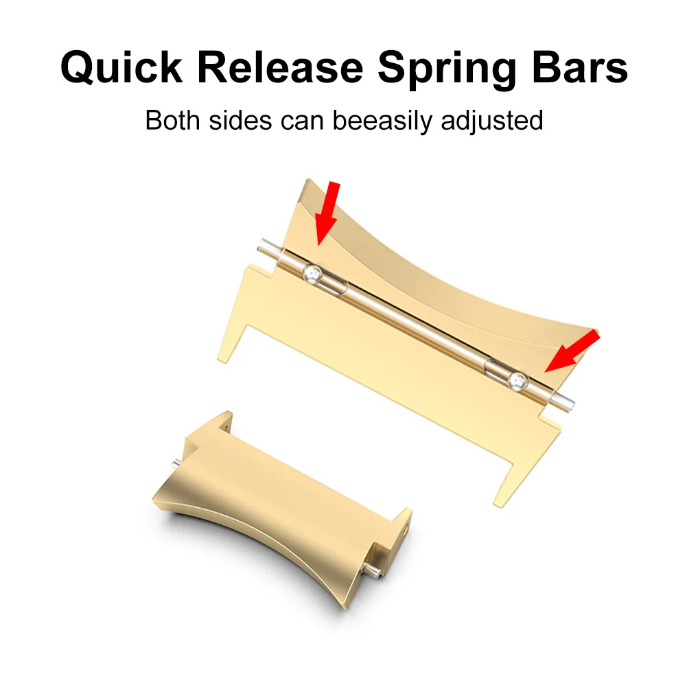 

1 пара, аксессуары для разъема для смарт-часов, разъем для ремешка для часов для Samsung Galaxy 5/5 Pro, простая установка, несколько цветов