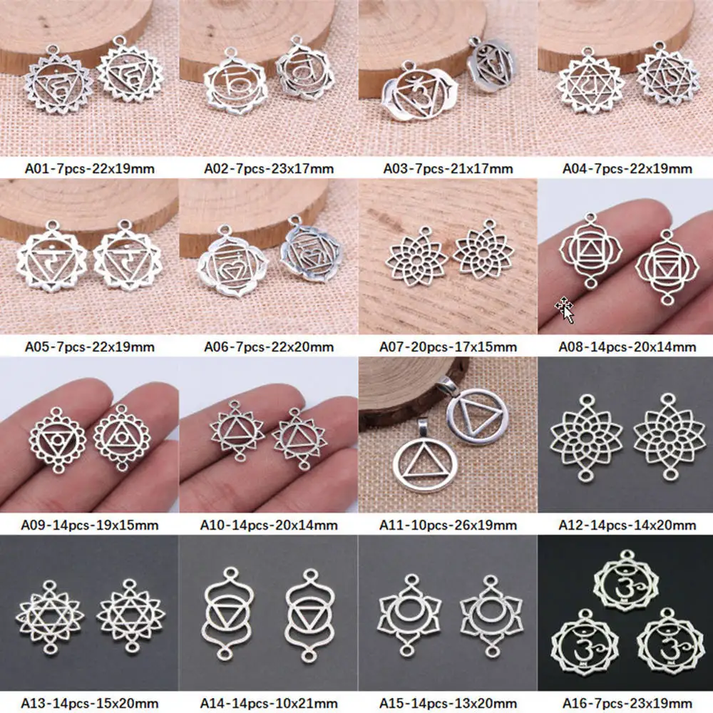 

New Arrival Chakra Energy Charms For Jewelry Making Gifts For Women