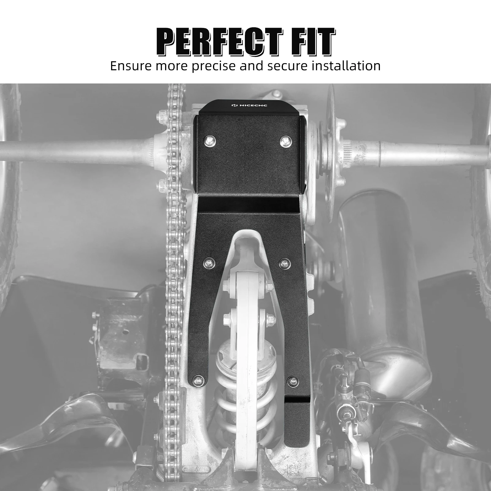 Противоскользящая пластина для Honda TRX 450R ATV TRX450R TRX450ER 2006-2014 50355-HP1-600 алюминиевый