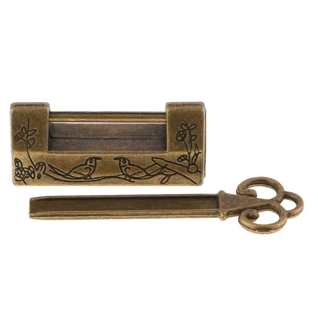 Замок с застежкой для маленькой комнаты шкатулка скоба Болтовой замок ключом