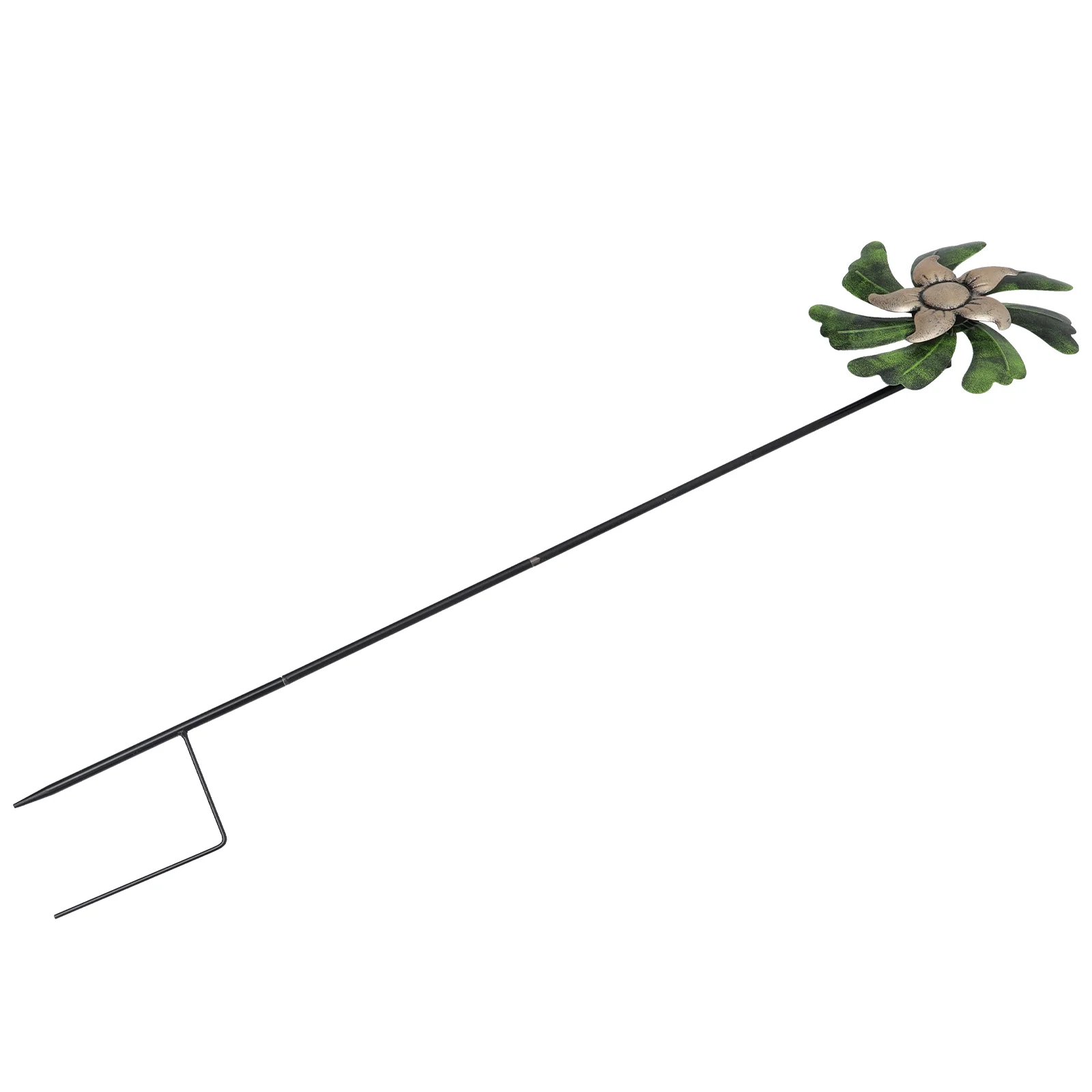 

Decorative Garden Pinwheel Wrought Iron Windmills Yard Ground Insert Windmill
