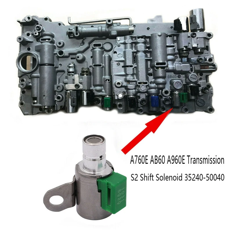 

Transmission Shift Control Solenoid Valve A760E AB60 A960E Transmission S2 Shift Solenoid 35240-50040 For Toyota Lexus
