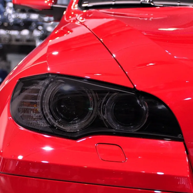 

2 шт. для BMW X6 M E71 2008-2014 Автомобильная передсветильник фара ТИНТ черный фотосвет прозрачная наклейка из ТПУ аксессуары