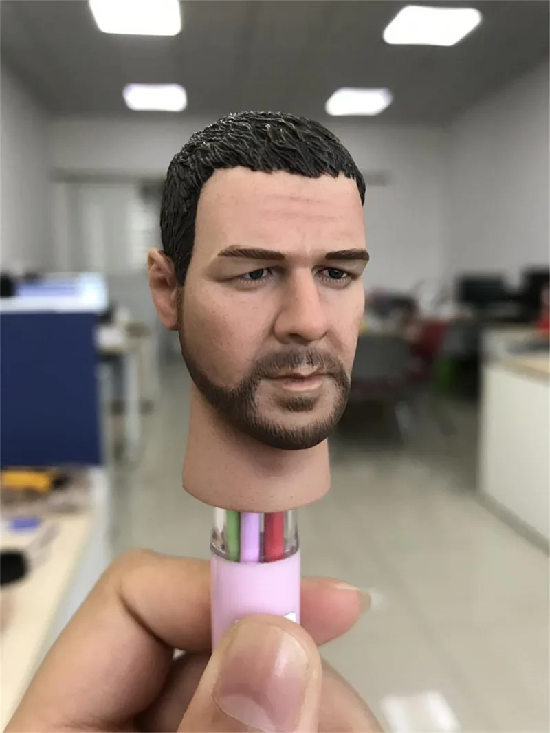 Модель в масштабе 1/6 Расселл Кроу Гладиатор голова резьба Лепка мужская версия