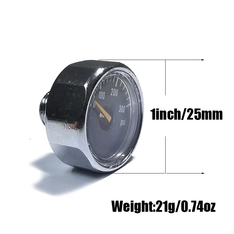 Новинка аксессуары для воздуха мини-манометр 25 мм/1 дюйм 300 фунтов на кв. 1/8NPT