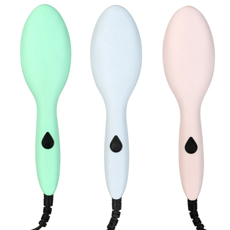 

Hot Multifunctional 2In1 Electric Straight Hair Brush Rotating Hot Brush Straight Hair Curler Rotating Roller Comb Negative Ion