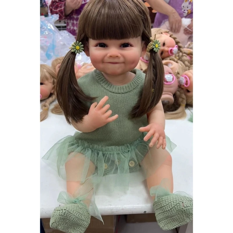 

H37A 21'' RolePlay Girl Reborns Toy Caucasian Toddler Great Gift for Kids