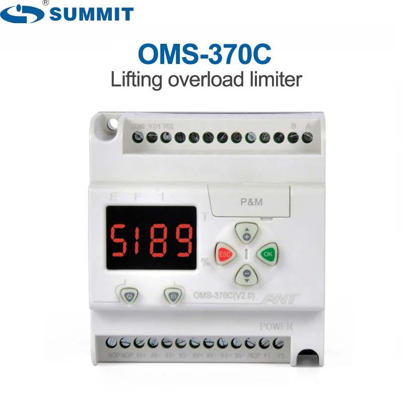 

SUMMIT OMS-370C+CRN-GX 5T10T+Big display Electronic Load Pin for crane and hoist overload lifting limit switch Load limiter