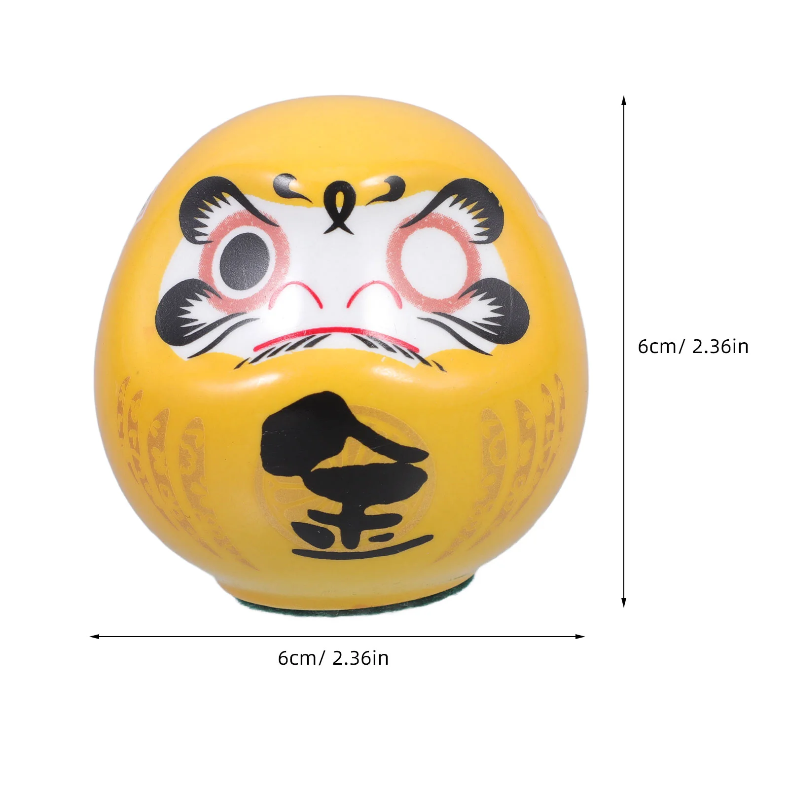Украшения Daruma Wobbly японский декор аксессуары фарфоровые миниатюрные куклы