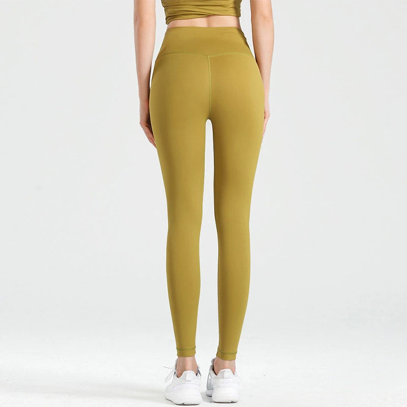 Yoga Pants Women High Waist Sports Leggings Solid Color Running Workout Trousers Fitness Push Up Clothing Girl 2022 New Hot Sale