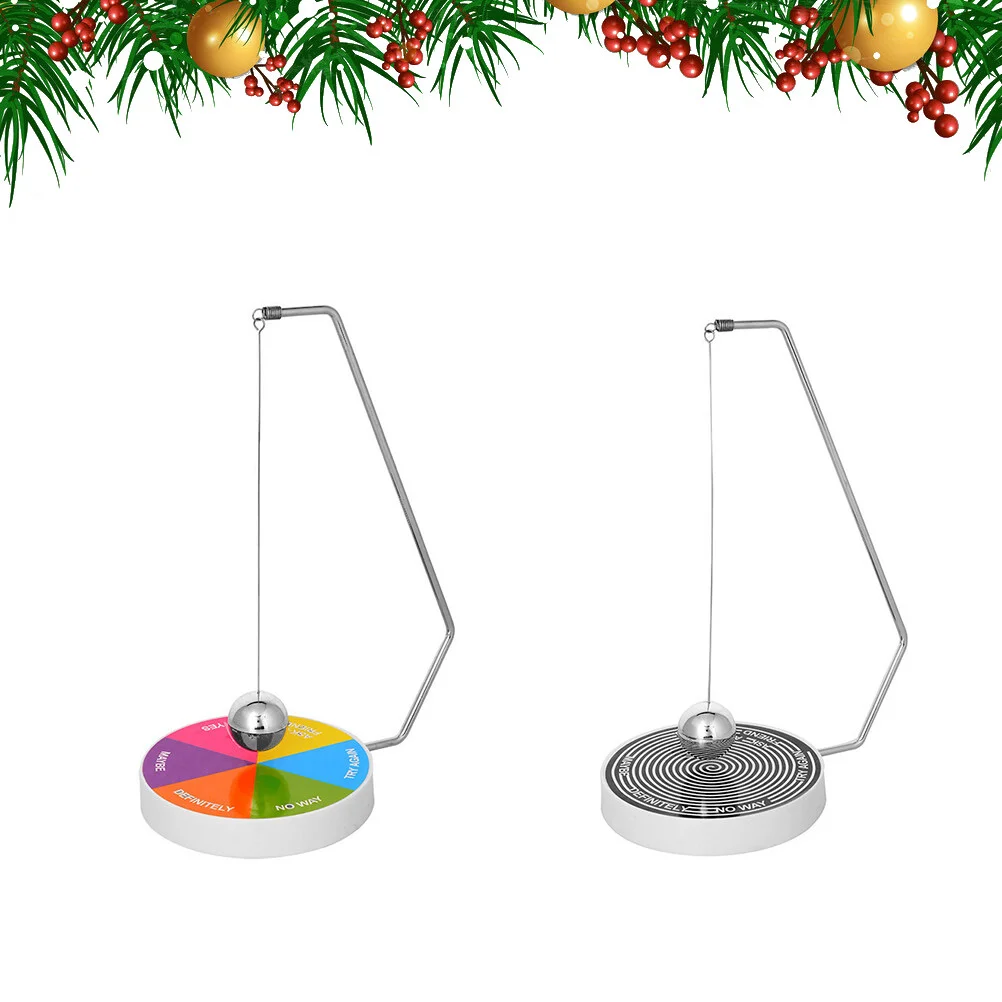 

Magnetic Decision Maker Ball Magnetic Swing Pendulum Decision Game Toy Gift Office Desk Decoration for Student Random Pattern
