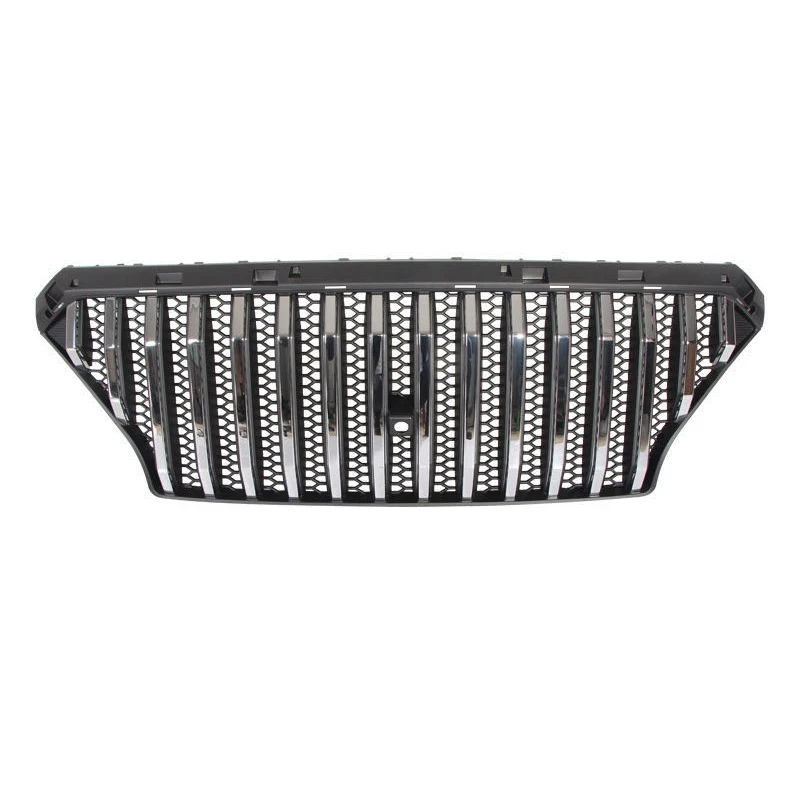 

Передняя решетка радиатора для автомобиля Santa Fe, черный, серебристый радиатор из АБС-пластика для Hyundai New Santa Fe 2019 2020