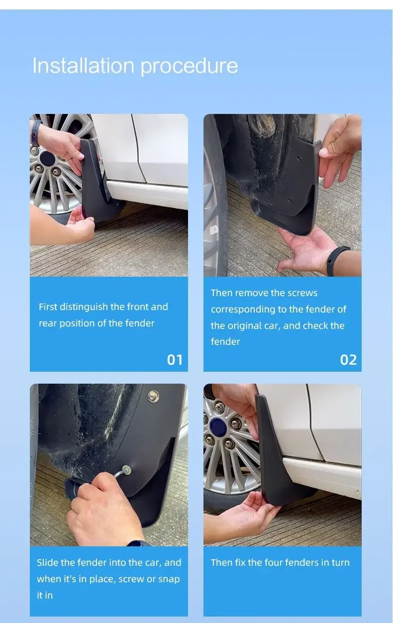 Брызговики для Mazda 3 2011 2012 2013 2014 2015 брызговики на крыло автомобильный стиль