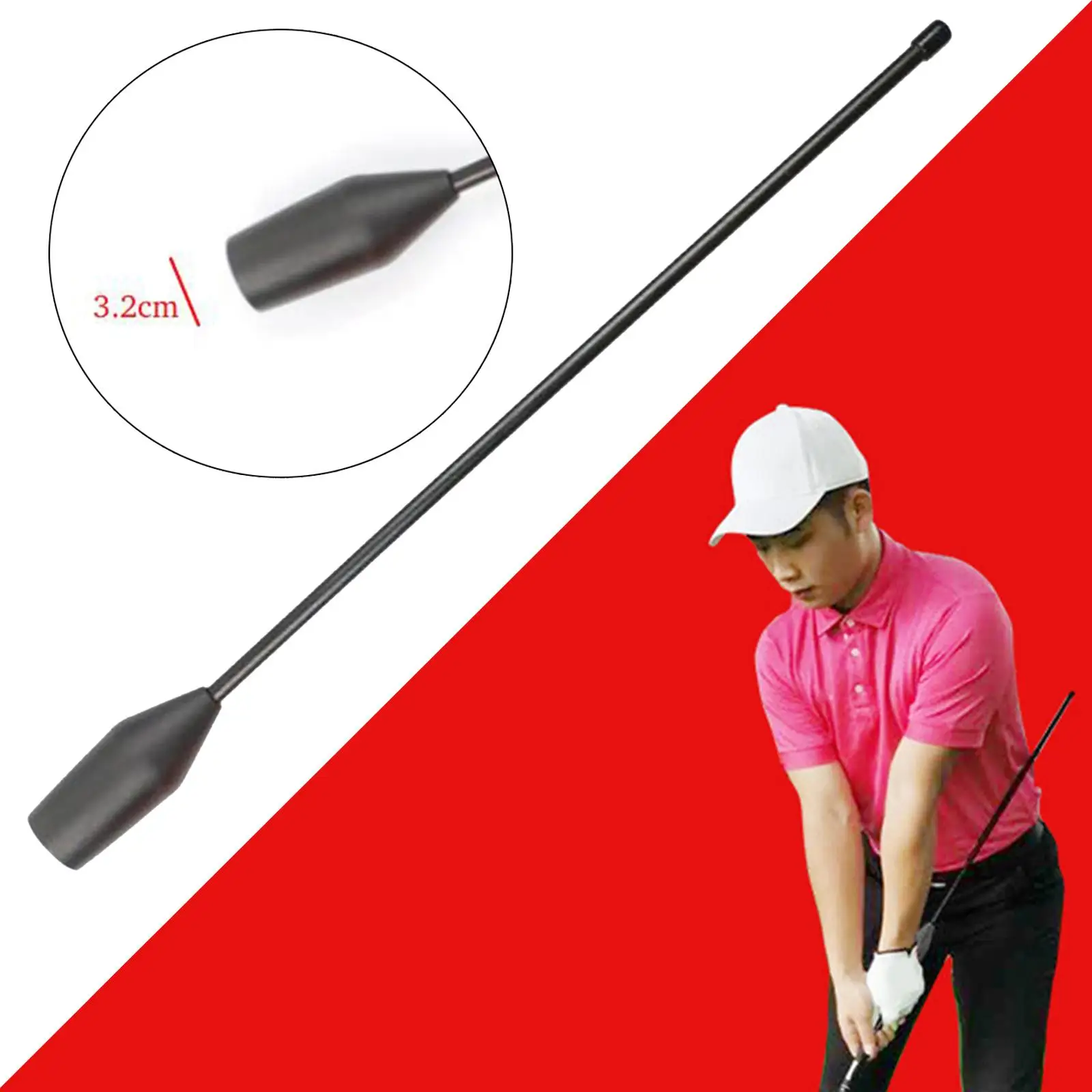 

Golf Swing Trainer Aid, Golf Swing Training Stick Practicing
