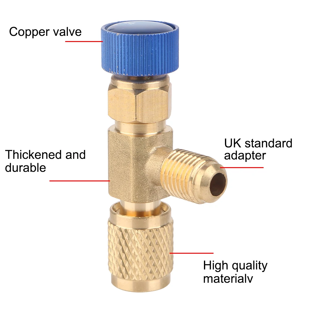 Клапан Переменного Тока R22 R410 1/4 Дюйма Для Кондиционера Охлаждения Ремонта
