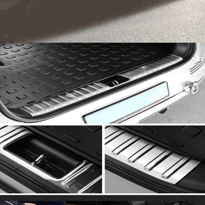 Для Hyundai IONIQ5 2023-2024 задняя защитная накладка специальная пластина из нержавеющей