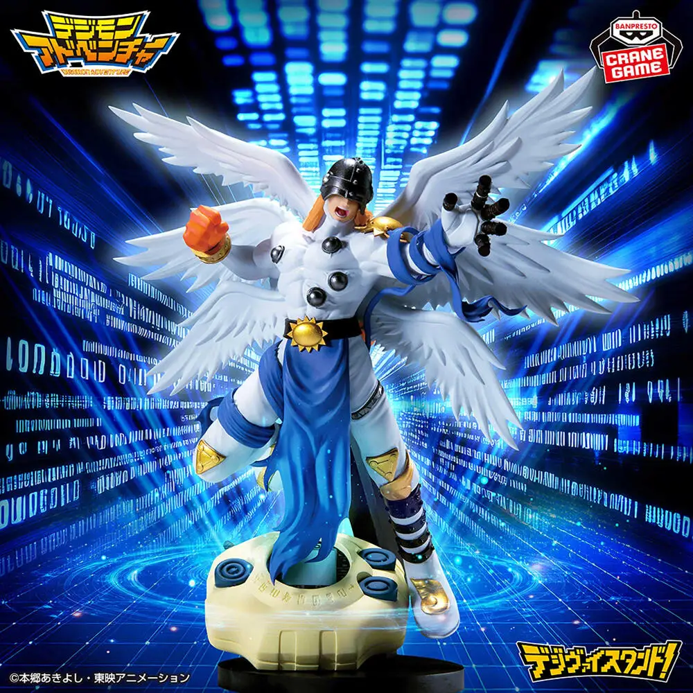Фото Оригинальная фигурка Banpresto Digimon Adventure Digivice Stand Angelmon Patamon, модель аниме-игрушки, коллекционный предмет, в наличии. №3
