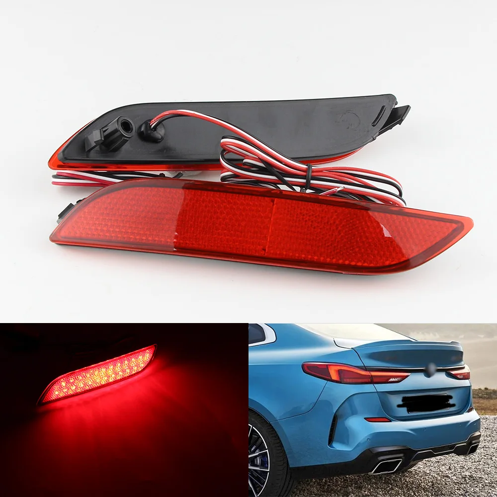 

2 шт., светодиодные фонари-отражатели для задних противотуманных фар Toyota Camry 2018