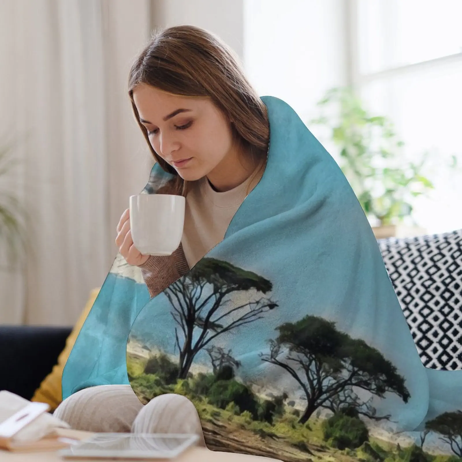 Одеяло Mount Kilimanjaro одеяла для кровати индивидуальный подарок лохматые милые