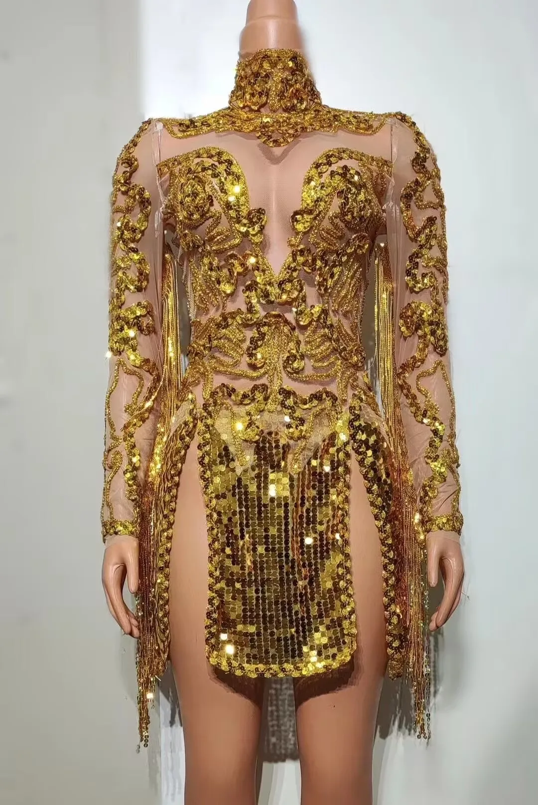 ПЛАТЬЕ PARTITION SEQUIN (ЧИТАЙТЕ ДОСТАВКИ) Роскошный женский наряд для дня рождения