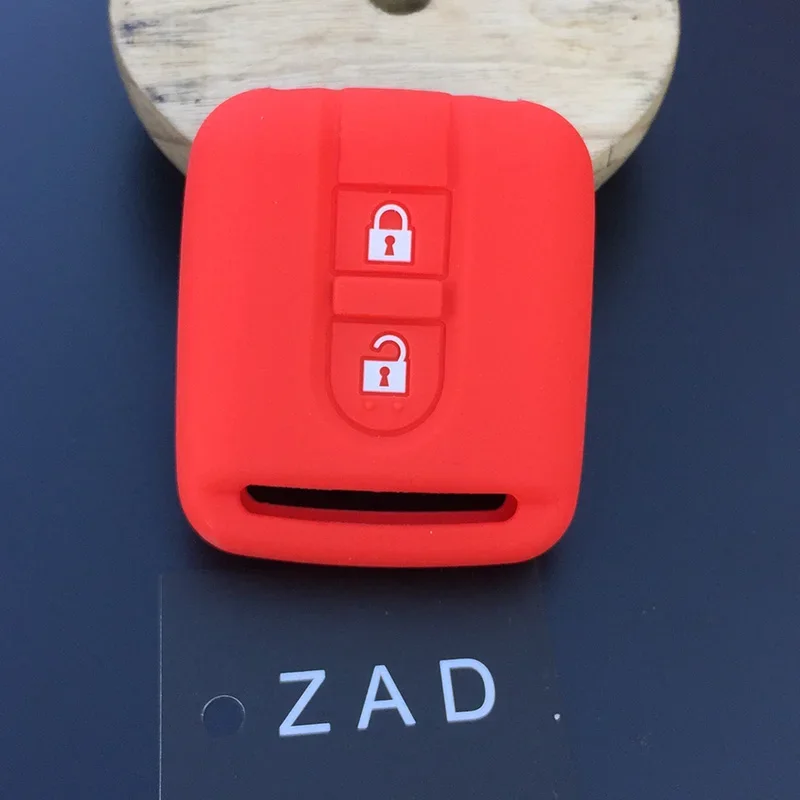 

ZAD силиконовый резиновый чехол для автомобильного ключа чехол для ключа Набор держателей для Nissan Qashqai Micra Navara Almera 2 кнопки для ключа