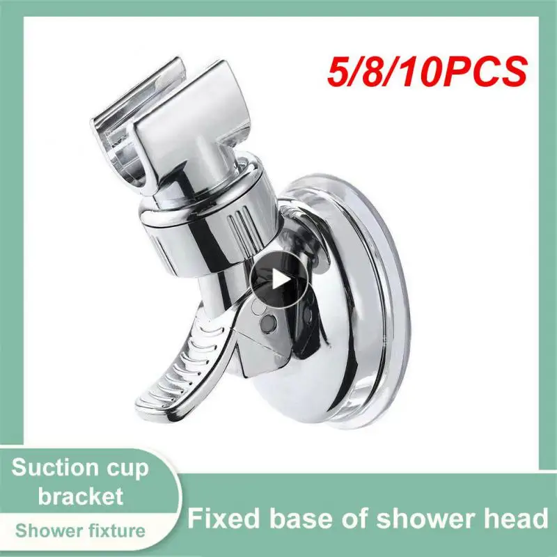 

5/8/10PCS Adjustable Hand Shower Holder Rail Head Holder Shower Head Stand 360 Rotation Wall Mount Bracket Bathroom Accessories