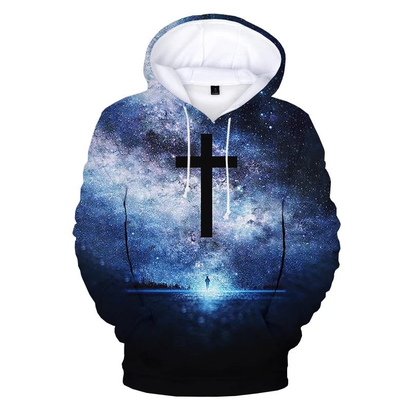

New Christian Jesus Hoodie 3D Printed Hoodie Unisex Hoodie Love Christian Streetwear Cross Hoodies Oversized Hoodies