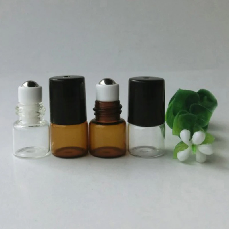 

1 мл мини роликовый шар стеклянная бутылка Диспенсер Для Духов бутылка для пробоотборника бутылка для эфирного масла косметический инструм...