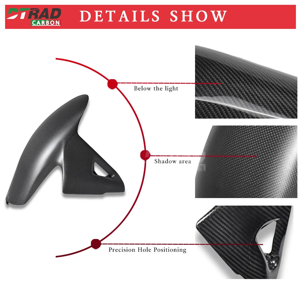 Аксессуары для DUCATI PANIGALE V2 955/Bayliss переднее крыло из углеродного волокна брызговик