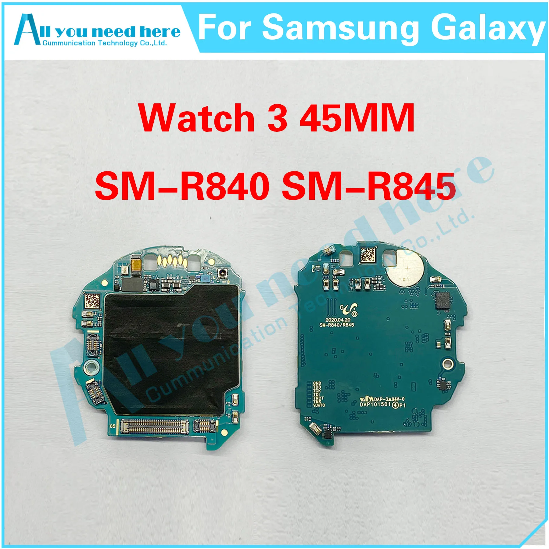 Оригинал для Samsung Galaxy Watch 3 45 мм, фотосессия R840 R845 R845U Watch3, материнская плата, Замена материнской платы