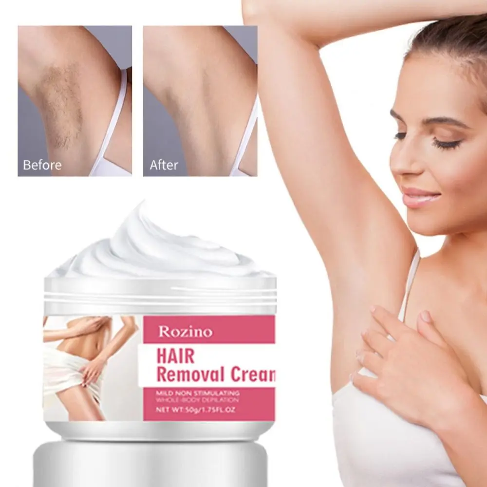 

Painless Hair Removal Cream Skin Care Non-Irritating Depilatory Cream Gentle Moustache Remover for Lips Armpit Legs Arms