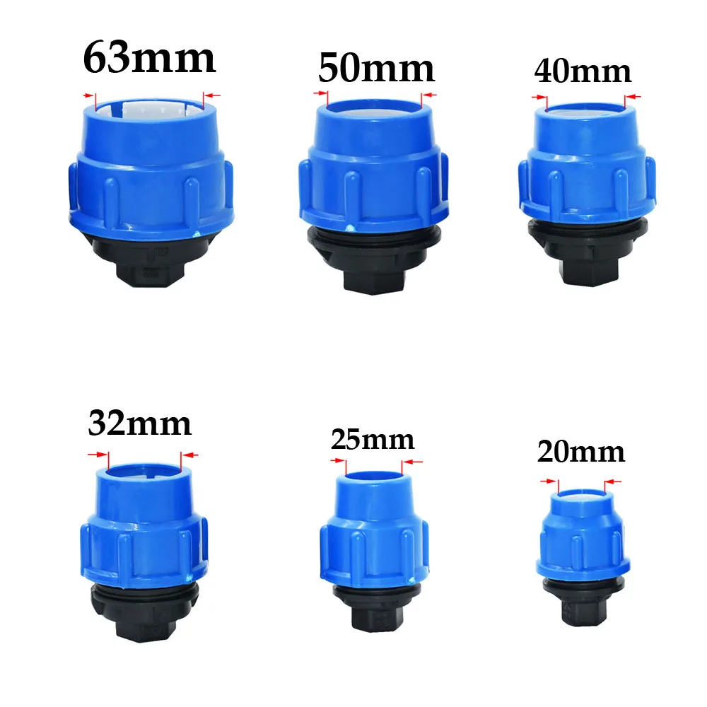 

20/25/32/40/50/63 мм пластиковая полиэтиленовая трубка, разделитель водопроводной воды, быстрый разъем клапана, фитинги для полива садовой фермы