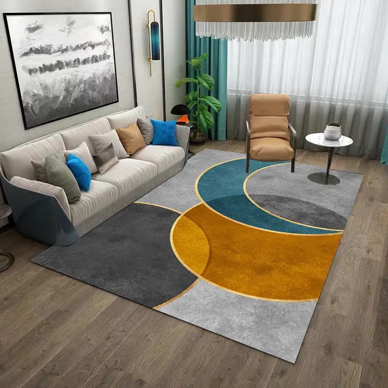 

Nordic Simple Lounge Carpet Living Room Sofa Coffee Table Lounge Rug Home Bedroom Decoration Bedside Blanket Leisure Door Mat