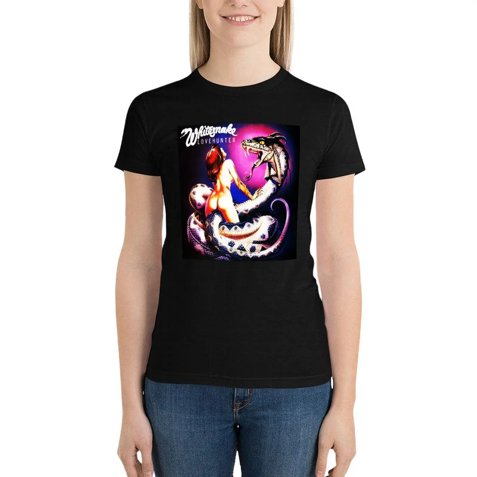 Женская футболка whitesnake love hunter tour 2020 dinari