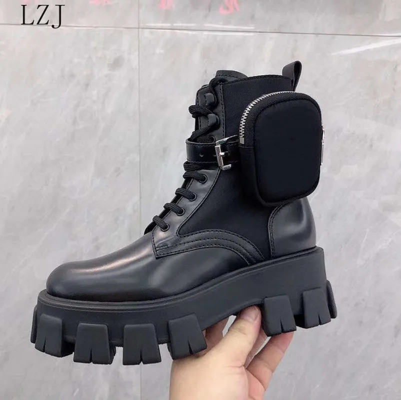 

Women New 2022 INS Booty Woman Low Shoes Luxury Designer Booties Ladies Round Toe Military Mid Calf Boots Sneakers for Woman